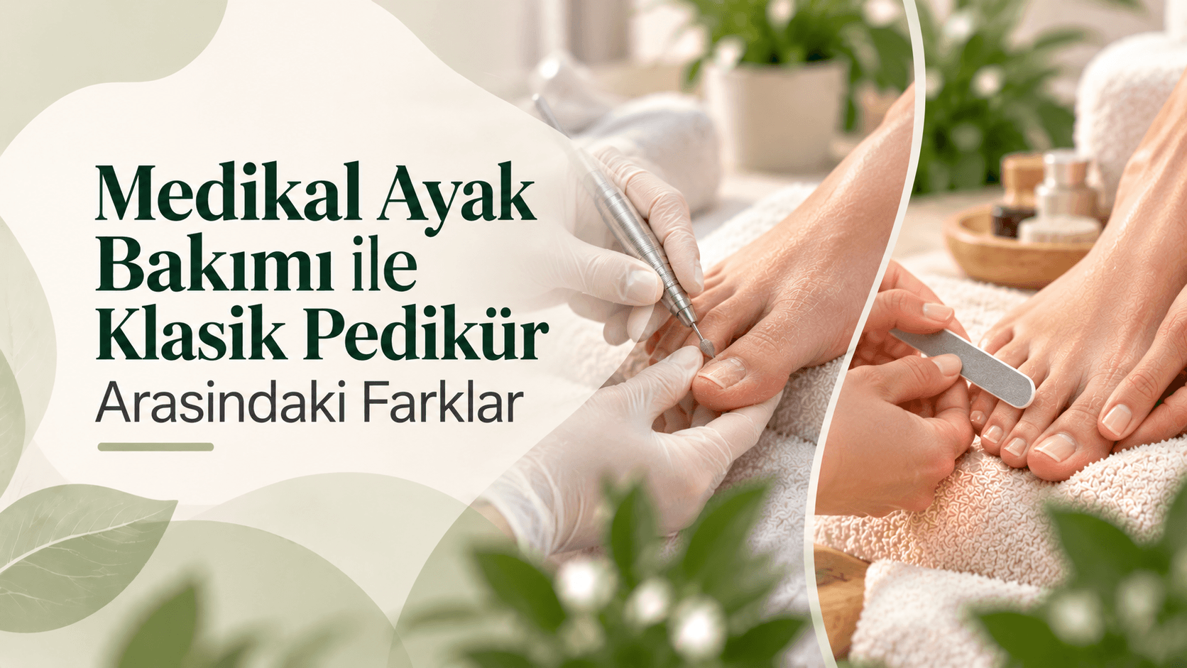 Medikal Ayak Bakımı ve Klasik Pedikür Farkları - Medikal ayak bakımı ile klasik pedikür arasındaki temel farklar açıklanır. İki u