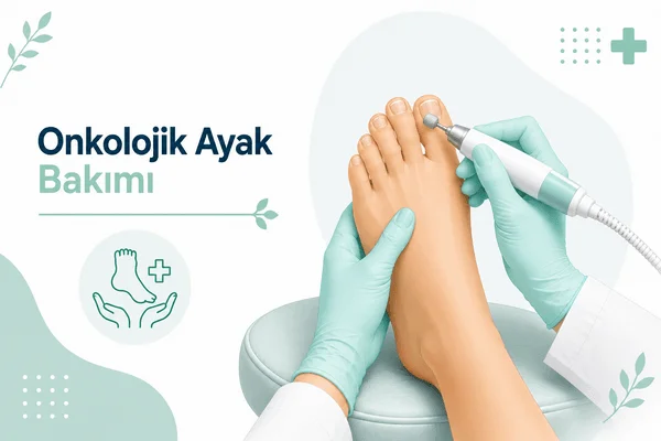Onkolojik Ayak Bakımı Hizmeti - Onkolojik süreçte ayak ve tırnaklarda görülebilen hassasiyetlerin, güvenli bakım